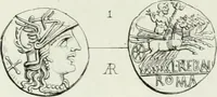 Picture 48 of 76 from Histoire de la monnaie romaine. Traduite de l'allemand par le duc de Blacas (1865), leaf 232
