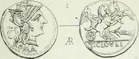 An illustration from Histoire de la monnaie romaine. Traduite de l'allemand par le duc de Blacas (1865)
