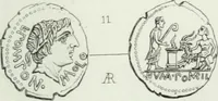 An illustration from Histoire de la monnaie romaine. Traduite de l'allemand par le duc de Blacas (1865)