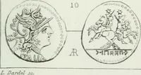 An illustration from Histoire de la monnaie romaine. Traduite de l'allemand par le duc de Blacas (1865)