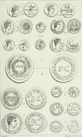 An illustration from Histoire de la monnaie romaine. Traduite de l'allemand par le duc de Blacas (1865)