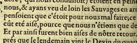 An illustration from Histoire de la Nouuelle France : contenat les navigations, dećouvertes, & habitations faites par les François és Indes Occidentales & Nouvelle-France ... : avec les tables & figures necessaires. (1618)
