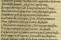 An illustration from Histoire de la Nouuelle France : contenat les navigations, dećouvertes, & habitations faites par les François és Indes Occidentales & Nouvelle-France ... : avec les tables & figures necessaires. (1618)