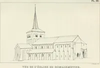 An illustration from Histoire de l'architecture sacrée du quatrième au dixième siècle dans les anciens évêchés de Genève, Lausanne et Sion (1853)