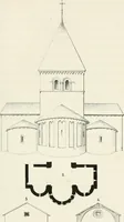 An illustration from Histoire de l'architecture sacrée du quatrième au dixième siècle dans les anciens évêchés de Genève, Lausanne et Sion (1853)