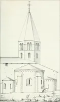 An illustration from Histoire de l'architecture sacrée du quatrième au dixième siècle dans les anciens évêchés de Genève, Lausanne et Sion (1853)