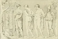 An illustration from Histoire de l'art chez les anciens (1793)