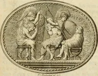 An illustration from Histoire de l'art chez les anciens (1766)