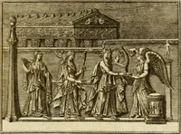An illustration from Histoire de l'art chez les anciens (1766)