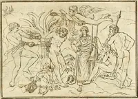 An illustration from Histoire de l'art chez les anciens (1766)