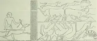 An illustration from Histoire de l'art dans l'antiquité: Égypte, Assyrie, Perse, Asie Mineure, Grece, Etrurie, Rome (1882)