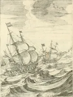 An illustration from Histoire de l'entree de la reyne mere du roy tres-chrestien dans les Provinces Vnies des Pays-Bas : enrichie de planches (1639)
