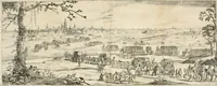 An illustration from Histoire de l'entree de la reyne mere du roy tres-chrestien dans les Provinces Vnies des Pays-Bas : enrichie de planches (1639)