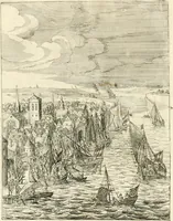 An illustration from Histoire de l'entree de la reyne mere du roy tres-chrestien dans les Provinces Vnies des Pays-Bas : enrichie de planches (1639)