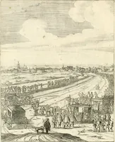 An illustration from Histoire de l'entree de la reyne mere du roy tres-chrestien dans les Provinces Vnies des Pays-Bas : enrichie de planches (1639)