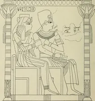 An illustration from Histoire de l'ordre lotiforme; étude d'archéologie égyptienne (1897)