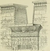 An illustration from Histoire de l'ordre lotiforme; étude d'archéologie égyptienne (1897)