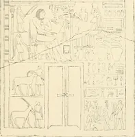 An illustration from Histoire de l'ordre lotiforme: étude d'archélogie égyptienne (1897)