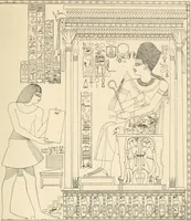 An illustration from Histoire de l'ordre lotiforme: étude d'archélogie égyptienne (1897)