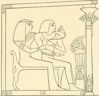 An illustration from Histoire de l'ordre lotiforme: étude d'archélogie égyptienne (1897)