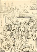 An illustration from Histoire de l'orfévrerie-joaillerie et des anciennes communautés et confréries d'orfévres-joailliers de la France et de la Belgique (1850)
