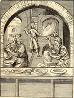 An illustration from Histoire de l'orfévrerie-joaillerie et des anciennes communautés et confréries d'orfévres-joailliers de la France et de la Belgique (1850)