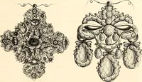 An illustration from Histoire de l'orfévrerie-joaillerie et des anciennes communautés et confréries d'orfévres-joailliers de la France et de la Belgique (1850)