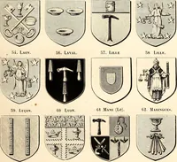 An illustration from Histoire de l'orfévrerie-joaillerie et des anciennes communautés et confréries d'orfévres-joailliers de la France et de la Belgique (1850)
