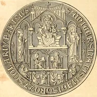 An illustration from Histoire de l'orfévrerie-joaillerie et des anciennes communautés et confréries d'orfévres-joailliers de la France et de la Belgique (1850)