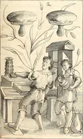 An illustration from Histoire de l'orfévrerie-joaillerie et des anciennes communautés et confréries d'orfévres-joailliers de la France et de la Belgique (1850)