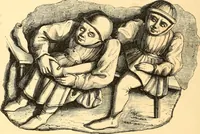 An illustration from Histoire de l'orfévrerie-joaillerie et des anciennes communautés et confréries d'orfévres-joailliers de la France et de la Belgique (1850)