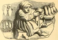 An illustration from Histoire de l'orfévrerie-joaillerie et des anciennes communautés et confréries d'orfévres-joailliers de la France et de la Belgique (1850)