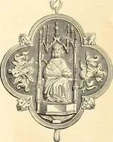An illustration from Histoire de l'orfévrerie-joaillerie et des anciennes communautés et confréries d'orfévres-joailliers de la France et de la Belgique (1850)