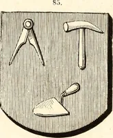 An illustration from Histoire de l'orfévrerie-joaillerie et des anciennes communautés et confréries d'orfévres-joailliers de la France et de la Belgique (1850)