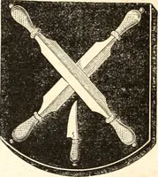 An illustration from Histoire de l'orfévrerie-joaillerie et des anciennes communautés et confréries d'orfévres-joailliers de la France et de la Belgique (1850)