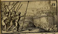 An illustration from Histoire des arts qui ont raport au dessein, divisée en trois livres, ou il est traité de son origine, de son progrés, de sa chute, & de son rétablissement. Ouvrage utile au public pour savoir ce qui s'est fait de plus considerable en tous les âges dans la peinture, la sculture, l'architecture & la gravure; & pour distinguer les bonnes manieres des mauvaises (1698)