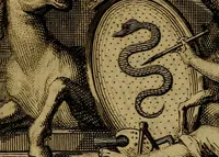 An illustration from Histoire des arts qui ont raport au dessein, divisée en trois livres, ou il est traité de son origine, de son progrés, de sa chute, & de son rétablissement. Ouvrage utile au public pour savoir ce qui s'est fait de plus considerable en tous les âges dans la peinture, la sculture, l'architecture & la gravure; & pour distinguer les bonnes manieres des mauvaises (1698)