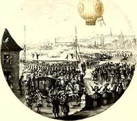 An illustration from Histoire des ballons et des aéronautes célèbres ... (1887)