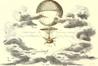 An illustration from Histoire des ballons et des aéronautes célèbres ... (1887)