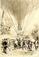 An illustration from Histoire des ballons et des aéronautes célèbres ... (1887)