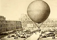 An illustration from Histoire des ballons et des aéronautes célèbres ... (1887)