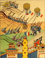 An illustration from Histoire des ballons et des aéronautes célèbres ... (1887)