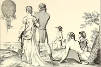 An illustration from Histoire des ballons et des aéronautes célèbres ... (1887)