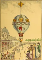 An illustration from Histoire des ballons et des aéronautes célèbres ... (1887)