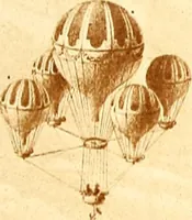 An illustration from Histoire des ballons et des aéronautes célèbres ... (1887)