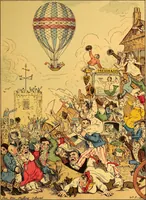 An illustration from Histoire des ballons et des aéronautes célèbres ... (1887)