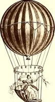 An illustration from Histoire des ballons et des aéronautes célèbres ... (1887)