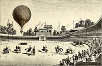 An illustration from Histoire des ballons et des aéronautes célèbres ... (1887)
