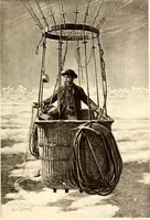 An illustration from Histoire des ballons et des aéronautes célèbres ... (1887)