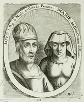 Picture 23 of 31 from Histoire des comtes de Prouence : enrichie de plusieurs de leurs portraits, de leurs sceaux, & des monnoyes de leur temps, qui n'auoient pas encore veu le iour (1655), leaf 328